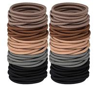 Many People Like The High Elasticity Hair Rope 100pcs Black Coffee Brown Seamless Hair Ring Rope hair accessories for girls