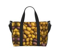 Many Potatoes Print Travel Duffel Bags Weekender for Women,Lightweight Carry On Bag,Personal Item Bag