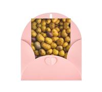 Many Potatoes Printing Notecards With Envelopes,Vertical Love Buckle Blank Pearl Paper Packaging Holiday Greeting