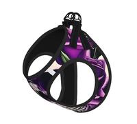 Many Purple Rose Skull Print Pet Leash Vest,For Small Dogs,Adjustable And Comfortable Cat Puppy Essentials