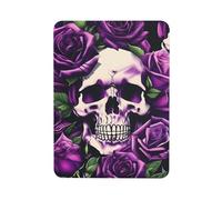 Many Purple Rose Skull Rectangular Refrigerator Magnet Picture Stickers Home Decoration Accessories