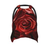 Many Red Roses Baby Car Seat Canopy Cover, Multi Use Breathable Nursing Breastfeeding Covers for Mom Soft Stroller Sun Shade Newborn Shower Gift