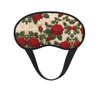 Many red Roses Blackout Sleep Mask with Elastic Band Design Fits All Head Shapes Ideal for Travel Office and Shift Work