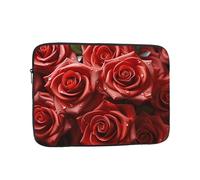 Many Red Roses Laptop Sleeve for Women Men, 10 Inch Waterproof Laptop Bag Lightweight Notebook Computer Cover Bag