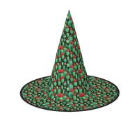 Many Small Cactus Art Print Carnival Unisex Costume Halloween Witch Hat For Parties Masquerades Role-Playing