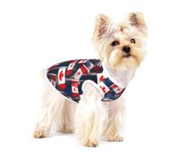 Many Small Canadian Flags Dogs T-Shirt Printed Soft Breathable Dog Shirts For Small Pet Cotton Sleeveless Vest
