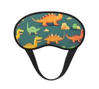 Many Small Dinosaur Print Adults Soft Washable Eye Mask for Light Blocking Nap Face Sleeping Travel Cover