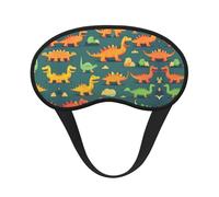 Many Small Dinosaur Print Blackout Sleep Mask - Side Sleeper Eye Cover, Soft Comfort, Perfect for Travel, Meditation