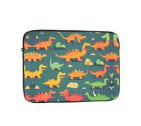 Many Small Dinosaur Print Laptop Case â€“ Slim & Lightweight Computer Sleeve Fits 12 inch 10-17 Inch Laptops, Perfect for Travel
