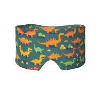 Many Small Dinosaur Print Sleep Eye and Ear Muffs Mask - Adjustable Yoga Travel Headband, Keep Warm Shading Comfortable Aid