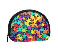 Many Stars Coin Purse Personalized Coin Bag for Women Men Change Purse Small Wallets with Zipper Mini Shell Coin Pouch Outdoor Shopping Change Storage Bag Handbags Gifts