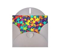 Many Stars Holiday Cards | Double Sided Glitter Cardstock | Christmas, Birthday, Valentine's Day, Wedding & Party Invitations | Envelopes Included