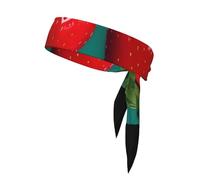 Many Strawberry Print Tennis Head Sport Head Tie for Men Women Soccer Basketball Teams Heads Ties