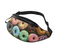Many Styles of Donuts Printed Chest Pack Waist Bag for Men Women Running Belt Bag Fanny Packs Chest Bags Travel Hiking Daypack