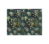 Many Succulents Greeting Card, 4x6 Inches, Heart-Shaped Envelope Packaging, #Suitable For All Occasions.