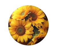 Many sunflowers Custom Pins 5 PCS, Personalized Photo Buttons, Metal Pinback Button Badges for Backpacks, Hats, Funny Backpack Pins Aesthetic Lapel Badge Pins Gifts for Men Women, One Size, Metal, no