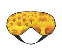 Many Sunflowers Print Sleeping Eye Cover Eyeshade for Men Women Plane Travel Nap Night Sleeping