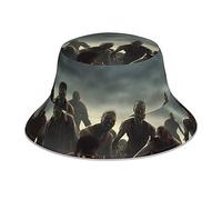 Many Zombie Bucket Hat for Men Women Fashion Sun Cap Packable Outdoor Fisherman Cap Visor Hat Black, Black, One Size