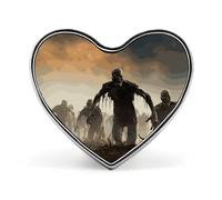 Many Zombie Buttons Pin Memorial Boutonniere for Wedding Groom Bride, Customize Lapel Heart Pin for Christmas, Men Women Costume Decorative Fashionable Brooches