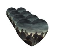 Many Zombie Car Air Freshener Cards for Women Men 4 Pack Cute Car Accessories Long Lasting Scent Car Diffuser Hanging Auto Aromatherapy Tablets Car Fresheners Gifts