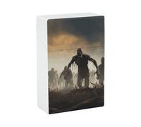 Many Zombie Cigarette Case 85mm King Size, Crushproof Plastic Cigarette Box Holder for Men Women Cigar Protective Cover Waterproof Cigarettes Holder 20 Capacity