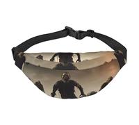Many Zombie Fanny Pack for Men Women Crossbody Waist Bag Everywhere Belt Bag Wallet Hip Bum Bag with Adjustable Strap Casual Chest Bag for Outdoor Hiking Cycling, Black, One Size