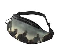 Many Zombie Fanny Pack for Men Women, Waterproof Sports Waist Bag Fashion Belt Bag Crossbody Bags Hip Bum Bag with Adjustable Strap Large Sling Bag Purse for Travel Hiking