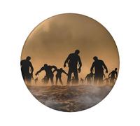 Many Zombie Metal Round Button Badge with Pin,Personalised Print Decor Badges 6 Cm for Bags Backpack Jacket Clothing