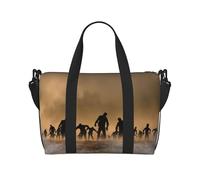 Many Zombie Print Gym Bag for Women, Weekender Overnight Bag,Personal Item Bag, Shoulder Bag for Women Men,One Size