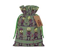 Many Zombie Print Reusable Gift Bags,Drawstring Gift Bags For Jewelry And Gifts,For Festive Occasions