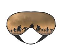 Many Zombie Print Sleep Mask Eye Masks Blindfold Eye Cover Eyeshade for Night Sleeping Travel Airplane Ues