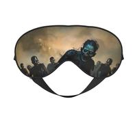 Many Zombie Printed Eye Mask,Blackout Sleep & Eye Mask for Women,Sleep Mask with Adjustable Strap, Suitable for Both Bedtime and Travel