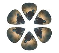 Many Zombie Printed Guitar Picks -6 Pcs Guitar Picks Plectrum,Guitar Accessories,Electric Guitar Pick, Bass & Ukulele 0.96mm