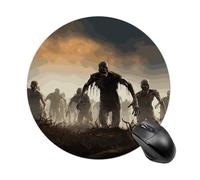 Many Zombie Round Mouse Pad Smooth Glide Gaming Mousepad Extra Density Portable Comfortable Mouse Mat for Desk, Home, Office 7.8x7.8 Inches