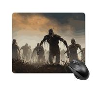 Many Zombie Square Mouse Pad Portable Computer Mousepad with Non-Slip Rubber Base 18 * 22cm Ultra-Thin Gaming Mouse Mat for Computer Laptop Office Desk Accessories