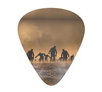 Many Zombie Unique Guitar Picks With Clear Prints And Multiple Thicknesses