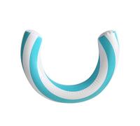 Manyakai Arch Shape Design Swimming Pool Float Striped Water Buoyancy Stick Curved Inflatable Noodle Blue One Size