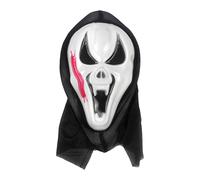 Manyakai Halloween Horror Scream Masque Ghost Scream Movie Horror Face Mask Skull Face Mask for Haunted Houses Type 2 One Size