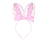 Manyakai White Rabbit Costume Accessories Bunny Ears Headband And Bow Tie For Adult Kids Easter Plush Type One Size