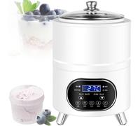 MANYOUYOU 8l/12l Commercial Yogurt Maker, Automatic Yogurt Fermentation Machine with Time and Temperature Control, Black Garlic Fermentation Machine, Sweet Rice Wine Maker for Home White-12L