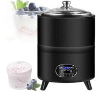 MANYOUYOU 8l/12l Commercial Yogurt Maker, Automatic Yogurt Fermentation Machine with Time and Temperature Control, Black Garlic Fermentation Machine, Sweet Rice Wine Maker for Home Black-12L