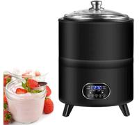MANYOUYOU 8l/12l Yogurt Maker Machine, Yogurt Maker with Time and Temperature Control, Commercial Yogurt Maker, Black Garlic Fermentation Machine, Sweet Rice Wine Maker for Home Black-12L