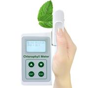 MANYOUYOU Chlorophyll Tester 4-in-1 Chlorophyll Nitrogen Analyzer Real-Time Spad Measurement, Leaf Temperature Monitoring, For Precision Farming, Gardening, Environmental Research B
