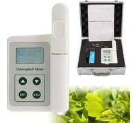 MANYOUYOU Handheld 4 in 1 Plant Nutrition Tester, Testable Chlorophyll Content, Nitrogen Content, Leaf Temperature and Leaf Moisture, Chlorophyll Range 0.0-99.9 Spad, Rechargeable B