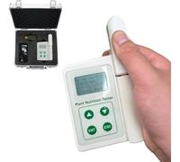 MANYOUYOU Portable Chlorophyll Meter, 2000mah Handheld Chlorophyll Analyzer with USB Data Export, Data Storage and Analysis, Quickly Detect Chlorophyll, Nitrogen, Temperature, Humidity A