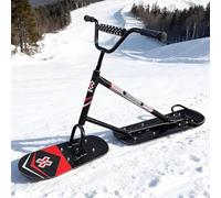 MANYOUYOU Snow Scooter with Handlebar, Ski Scooter, Snow Board, Snow Sled, Maximum Load Capacity 150 Kg, 360° Steering, 5-Ply Maple, For Ski Resorts, Snow A