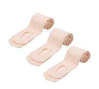 MANZI 3 Pairs Womens Girls Basic Convertible Transition Ballet Dance Tights 40 Denier, Ballet Pink,L