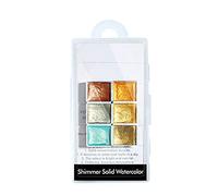 Manzilin Metallic Pearl Nail Art Watercolor Pigment Solid Smudge Painting Special High Color Purity Fullness Bright Shiny - Exquisite Gift