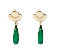 Mao Mao Cosplay Earring Anime The Apothecary Diaries Ear Clips Earrings Alloy Green Cosplay Accessories Costume, M, Alloy Steel, No Gemstone