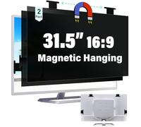 Mao Yeye [2 Pack] Magnetic Hanging 31.5 Inch Computer Privacy Screen for 16:9 Aspect Ratio Widescreen Monitor, Removable Eye Protection Anti Glare Blue Light Computer Monitor Privacy Filter